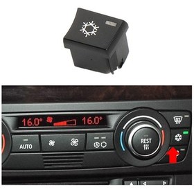 Resim Bmw 1 Serisi / 3 Serisi / X1 / X3 Sol Sürüş Araba Klima Paneli Anahtarı Düğmesi Kar Anahtarı 6411 9320 348-3 