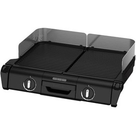 Resim Tefal Family Grill 2400 W Termostatlı 2 Pişirme Yüzeyli İç/Dış Mekân Izgarası 