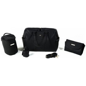 Resim M&y Gaia Deri Anne Bebek Bakım Çanta Seti 7240 Siyah 001 