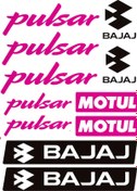 Resim Rvell Motosiklet Pulsar Uyumlu A4 Sticker Set 004 1.Resim 