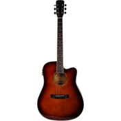 Resim Fenix DA220CE-SDB Elektro Akustik Gitar (Satin Dark Burst) 