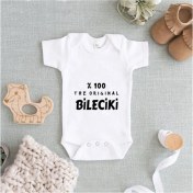 Resim Limon Unisex Beyaz Baskılı Zıbın 