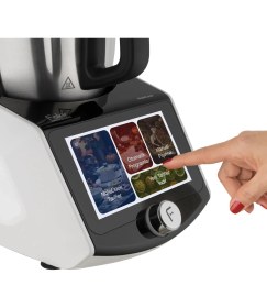 Resim Fakir 5 Lt Çok Fonksiyonlu Elektrikli Pişirici Paslanmaz Çelik Hızlı Yemek Pişirme Makinesi + Ahşap Kesme Tahtası Hediyeli 