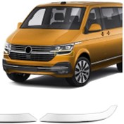 Resim Nova Krom Vw Transporter T6.1 Krom Far Alt Çıtası 2 Prç. 2020 Üzeri 