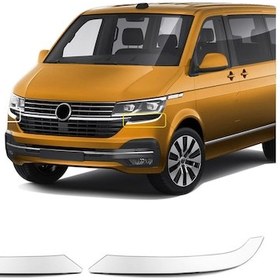 Resim Nova Krom Vw Transporter T6.1 Krom Far Alt Çıtası 2 Prç. 2020 Üzeri 