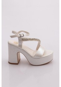 Resim Dgn Pm225-k103 Kadin Kalin Topuklu Ayakkabi SEDEF 