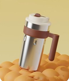 Resim Vagonlife 600 ML LED Sıcaklık Göstergeli Akıllı Çelik Termos Kulplu -Kahve Bardağı-Mug-FFVGN2009 