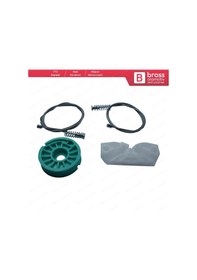 Resim Mercedes CLK W209 C209 A209 2002-2009 İçin Arka Sol Cam Kriko Set 