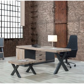 Resim Eymense Aspendos Gri Ofis Takımı 