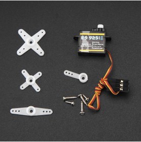 Resim Genel Markalar EMAX ES9251 II 4gr Dijital Servo Motor Mini Plastik Dişli 0.25kgcm Tork RC Uçak Drone Robot Kol 