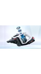 Resim Bosch Kısa Kullanım Özel Gövde, Pil Göstergeli, Duvara Asma Aparatlı ve Resmi Distribütör Garantili Dik Şarjlı Elektrik Süpürgesi 