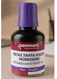 Resim Mor Yazı Tahta Kalemi Mürekkebi 30 Ml 2 Adet Penmark Tahta Kalemi Mürekkepi Kolay Silinebilir Doldurulabilir Canlı 