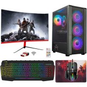 Resim Turbox Quantum i7 860 16GB Ram 1TB SSD 4GB GT740 23.6 100Hz Monitör Oyuncu Masaüstü Bilgisayarı 