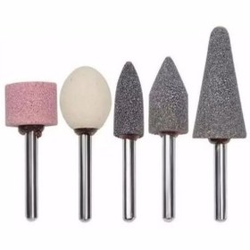 Resim mrtbilisim Mini Taşlama Seti Matkap Gravür Mini Kalıpçı Taşlama Seti 5 Parça Gravür Taşlama Set Mini Kalıpçı 