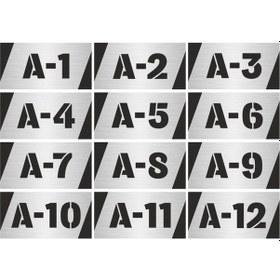 Resim Metal Kapı, Masa, Dolap, Posta Kutusu Numarası 7cmx14cm Gümüş Renk 