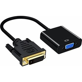 Resim DVI To VGA Aktif Dönüştürücü Kablo (Dvi-D Erkek - Vga) DVI VGA 