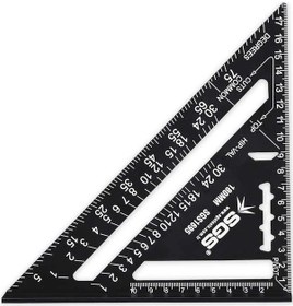 Resim Sgs Alüminyum Üçgen Gönye 180 Mm Sgs1695 
