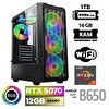 Resim Xaser Thunder X50 Ryzen 7 7700 16GB Ddr5 Ram 1tb M.2 Nvme SSD 12GB RTX5070 Oyuncu Tavsiye Sistem 