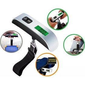 Resim Fithome 50KG Dijital Işıklı Elektronik Askılı El Bagaj Tartısı Bavul Kantarı 