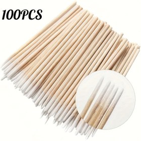 Resim 100-500 adet Tek Uçlu Ahşap Çubuk Temizleme Araçları - Tırnak Cilası Çıkarma, Manikür Detayları ve Yapıştırıcı Kalıntıları için Hassas Uçlar - Doğal Ahşap Sanat Malzemeleri, Koku Olmayan Cilt Bakım Aksesuarları, Tırnak Cilası Çıkarma, Cilt Bakım Aksesuarı, Minimalist Tasarım, Dayanıklı Yapı, Güzellik Tutkunları 