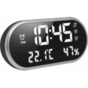 Resim Szykd Ayna Çalar Saat Termometre ve Higrometre (Yurt Dışından) 