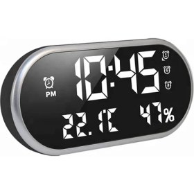 Resim Szykd Ayna Çalar Saat Termometre ve Higrometre (Yurt Dışından) 