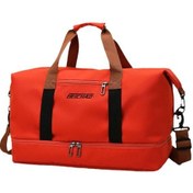 Resim Monyee Suy Geçirmez Oxford Kumaş Seyahat Çantası, Islak-kuru Ayrımı, Tek Omuz/el/çapraz Taşıma, 46x28x25cm, Turuncu Turuncu 