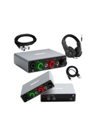 Resim Midex Glx 700gr H Üst Segment Usb Stüdyo Ses Kartı 2 Giriş 2 Çıkış 24bit/192khz Kulaklık Ve Kablo Dahil 