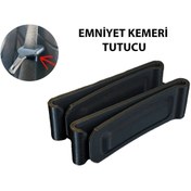 Resim Gadget Gurme 5 ADET ÜNIVERSAL EMNİYET KEMERİ SABİTLEME APARATI-EMNİYET KEMERİ TUTUCU 5 ADET TÜM ARAÇLARA UYGUN 