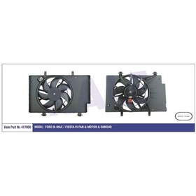 Resim Kale-417800 - Fan Motoru Ford B-max 1.5/1.6tdcı 12 Fıesta Vı 