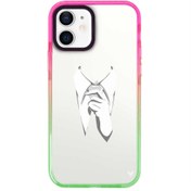Resim iPhone 11 Kravat Telefon Kılıfı 