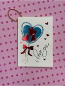 Resim demontecraft Hediye kartı not karti 6.5x9.5 ölçü 1 adet 