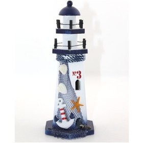 Resim Periboia Ahşap Marin Deniz Feneri Model 9 