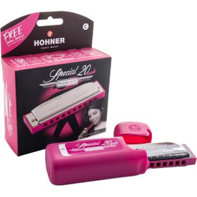Resim Hohner M568016p Special 20 C-Major Mızıka (Pink) 