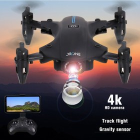 Resim Teltree H2 Mini Katlanır Drone: 4k Kamera, Hız Kontrolü, Gece Uçuş Işıkları, Kolay Kullanım 