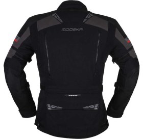 Resim Modeka Panamerıcana Iı Waterproof Ceket Siyah Koyu Gri 