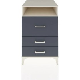 Resim Kronos Komodin Tek Raflı 3 Çekmeceli 60X59X96 Aytaşı-Antrasit 