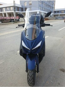 Resim Motocam Arora Max T Siperlik Ön Cam 2022 2024 Model 55cm Şeffaf Renkli 4mm Kısa Spor Cam 