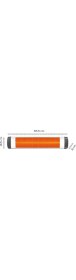 Resim UFO Duvar Tipi Isıtıcı 2300W Termostatlı Beyaz Renk 17x8,5x86,5 cm Alan İçin 
