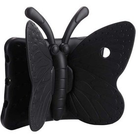 Resim iPad Mini 4 Uyumlu Çocuk Tablet Kılıf Butterfly Standlı Ren 