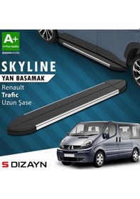 Resim Renault Trafic 2 Uzun Şase Skyline Krom Yan Basamak 263 Cm 2001-2014 A+ Kalite 