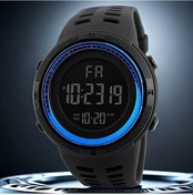 Resim Cloud011 Erkekler İçin Premium Mavi Klasik Yumuşak Kadranlı Luminous Alarmlı Kronograf Spor Saati Diğer 