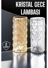 Resim Gece Lambası Kristal Lamba Dokunmatik Şarjlı Hediyelik Diğer 