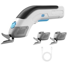 Resim Xindoker "yüksek Dayanıklı Tungsten Çelik Bıçaklı Kumaş Kesme Makinesi - Şarj Edilebilir, Kaymaz Tutma" 