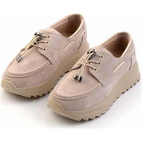 Resim Bej Leather Kadın Loafer Ayakkabı K01809047002 Diğer 