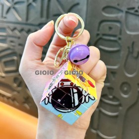 Resim Silver1 Yeni Sevimli Çizgi Film Işıklı Işık Kulomi Büyük Kulak Köpek Hediye Kutusu Anahtarlık Araba Okul Çantası Dıy Kolye Hediye (Yurt Dışından) 