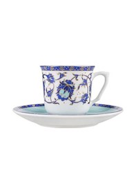 Resim Porland Saraylı 2 Kişilik Kahve Fincan Takımı 77cc Beyaz 