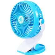 Resim Everest Grup Fan Şarjlı Masaüstü Vantilatör Kıskaçlı Taşınabilir Kamp Için Mini Fan Vantilatör 