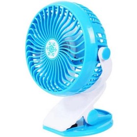 Resim Everest Grup Fan Şarjlı Masaüstü Vantilatör Kıskaçlı Taşınabilir Kamp Için Mini Fan Vantilatör 