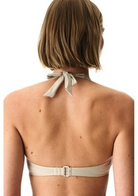 Resim Penti Bej Devon Ruched Bikini Üstü 